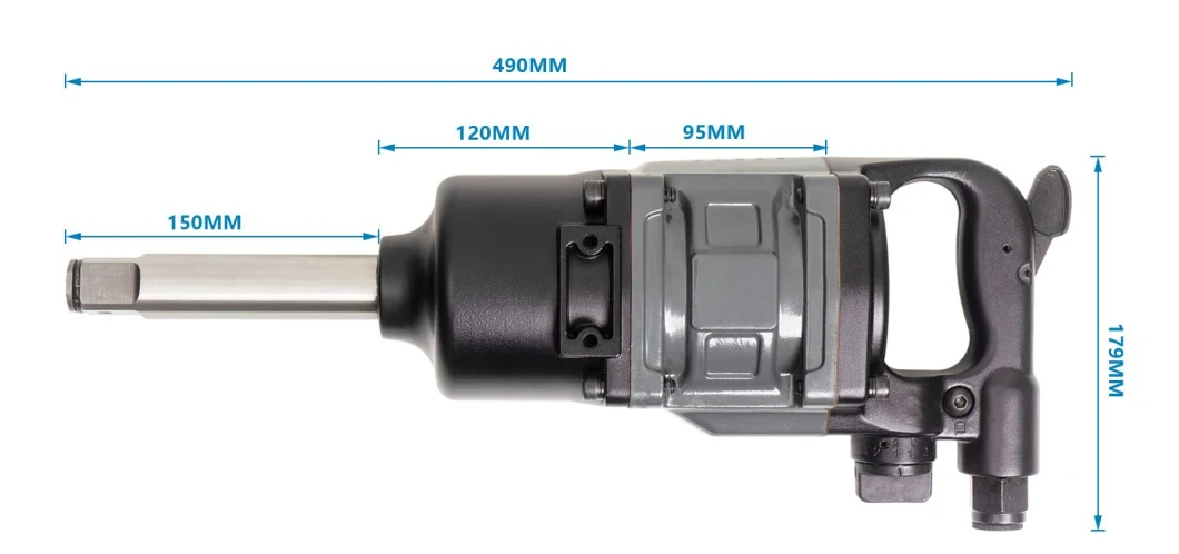 Tr-535 1 Inch Air Impact Wrench Fast and Accurate Pneumatic Impact Wrench Heavy Duty Professional Industrial